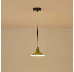 Lampadario a sospensione con filo 1xE27/15W/230V verde