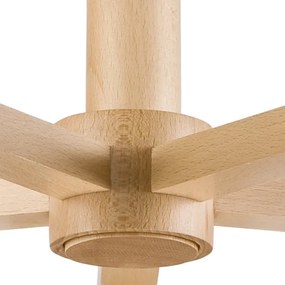 Plafoniera ELLIE 5xE27/60W/230V grigio