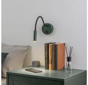 Brilagi - LED Lampada flessibile da muro MAYA LED/3W/230V 4000K verde