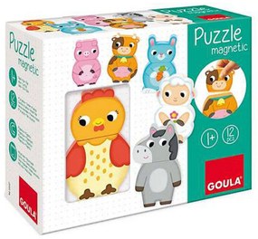 Puzzle in Legno Personalizzabile Goula Goula 455245 (12 pcs)