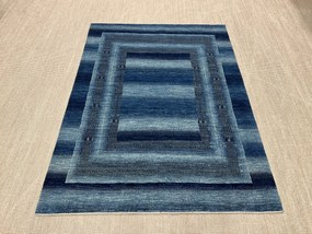 Loribaft Tappeto 170x230 Blu (Iran) Annodato A Mano