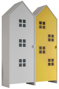 Armadio per bambini giallo e bianco 115x171,5 cm CASAMI BRUGES - Vipack