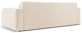 Divano in tessuto bouclé beige 235 cm Molino - Micadoni Home
