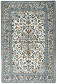 Kashan Tappeto 200x290 Beige (Iran) Annodato A Mano