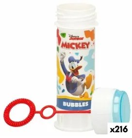 Bolle di Sapone Mickey Mouse 60 ml 3,8 x 11,5 x 3,8 cm (216 Unità)