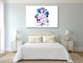 Stampa su tela – Illustrazione del Buddha
