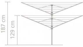 Stendino da giardino Lift-O-Matic 40m – Brabantia