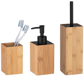 Set di accessori da bagno in bambù colore naturale Padua - Wenko