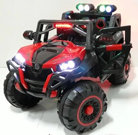 Macchina Elettrica per Bambini 12V Kidfun Fuoristrada 4x4 Rossa...