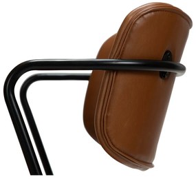 Sedia in similpelle marrone Zed - DAN-FORM Denmark