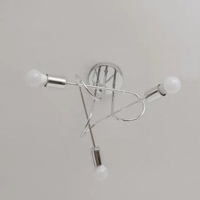 Plafoniera OXFORD 3xE27/15W/230V cromo lucido