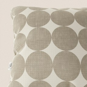 Dot cuscini geometrici disponibile in diversi colori in tessuto Idrorepellente beige