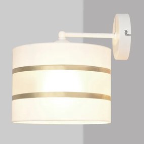 Applique HELEN 1xE27/15W/230V bianco/oro