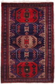 Hamedan Tappeto 100 x 150 (Iran) Annodato A Mano