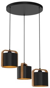 Lampadario su corda JONKO 3xE27/60W/230V