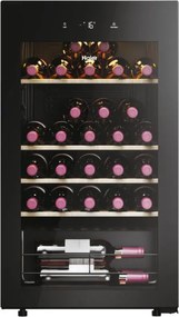 Haier - Wine Bank 50 Serie 3 HWS34GGH1. Posizionamento dell'apparecchio: Libera installazione, Colore struttura: Nero, Colore interno: Nero. Capacità