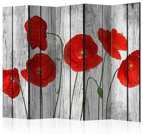 Paravento Tale of Red Poppies II [Room Dividers]