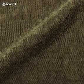 Letto matrimoniale imbottito verde scuro con contenitore con griglia 160x200 cm Jade - Bobochic Paris