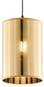 Jupiter 2090 - Lampadario sospeso a cavo CORTINA 1xE27/15W/230V oro/nero