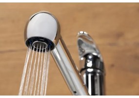 KFA Armatura 6613-110-00 - Rubinetto lavello con doccetta estraibile INDIRA cromo lucido