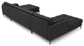 Divano angolare a U grigio scuro Bali - Cosmopolitan Design