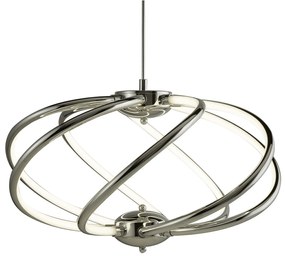 Lampadario Contemporaneo Magia Acciaio Cromo Policarbonato Led 42,95W 3000K