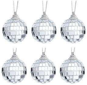 Set di palline di Natale in plastica 6 pz ø 4 cm Mirror Ball Mini – Sass &amp; Belle