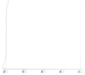 Blush Rail 5 Lampada a Sospensione Bianco Opaco - Northern