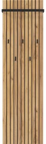 Attaccapanni da parete di colore naturale con effetto rovere 46 cm Libbiano – Germania