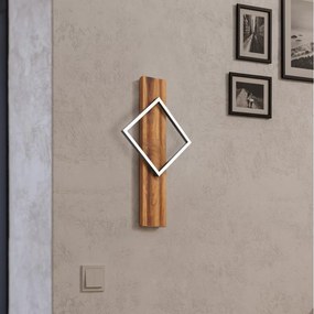 Eglo 901934 - Applique da parete LED BOYAL LED/13W/230V nero/marrone