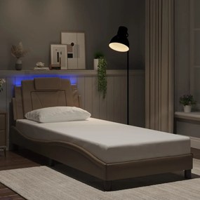 Giroletto Con Led Senza Materasso Cappuccino 90x200 Cm /