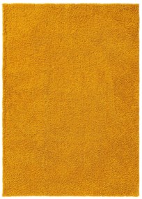 benuta Basic Tappeto a pelo lungo Soho Giallo 120x170 cm - Tappeto design moderno soggiorno