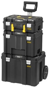 Cassetta porta attrezzi con ruote STANLEY FATMAX PRO-STACK in polipropilene L50.8 X H84 X P63 cm