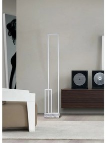 Lampada da terra Sarita bianco H 150cm 2 luci  4400 LUMEN