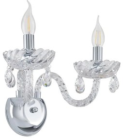 Eglo 39105 - Applique BASILANO 1 2xE14/40W/230V