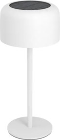 Eglo 901892 - Lampada da tavolo solare a LED ROCCANOVA LED/2,8W/3,7V IP44 bianca