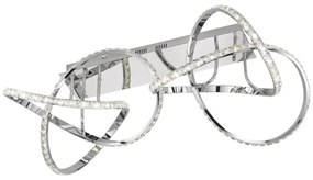 Plafoniera dimmerabile ABRO LED/49W/230V cromo lucido