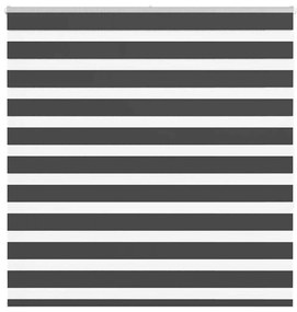 Tenda A Rullo Zebra Nero Larghezza Tessuto 145,9 Cm Poliestere /