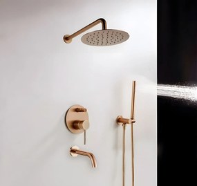 Set da vasca-doccia da incasso Rea Lungo Copper + Box