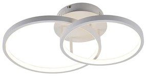 Plafoniera LED moderno Masy, bianco Ø 48 cm, luce naturale NOVECENTO