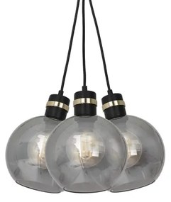 Lampadario su fune OMEGA 3xE27/60W/230V