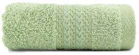 Asciugamano verde in puro cotone, 30 x 50 cm - Foutastic