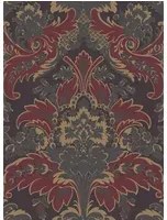 Cole & Son Carta da parati Aldwych - Red/ Gold