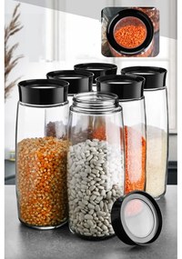 Set di 6 contenitori in vetro per alimenti - Hermia