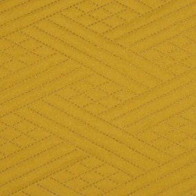 Copriletto moderno giallo con motivo geometrico Larghezza: 170 cm | Lunghezza: 210 cm