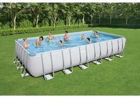 Piscina rettangolare con struttura Power Steel Frame 732X366X132 Bestway 56475