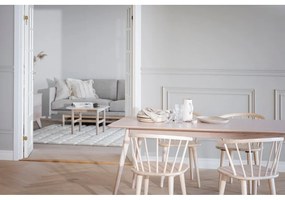 Tavolo da pranzo pieghevole con piano in rovere 190x90 cm Yumi - Rowico