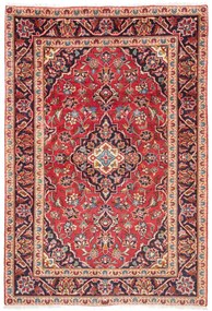 Kashan Tappeto 100 x 140 Rosso (Iran) Annodato A Mano