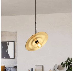 Eglo 44029 - Lampadario a sospensione con filo LINTMILL 1xE27/40W/230V oro