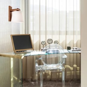 Lampada da parete 1xE27/60W/230V rovere